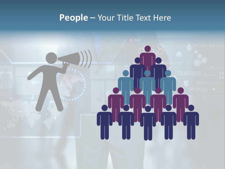 Communication Background Concept PowerPoint Template