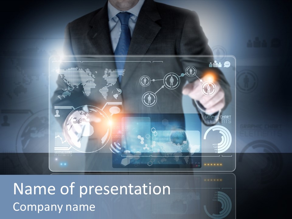 Information Advance Screen PowerPoint Template