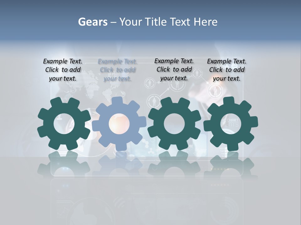 Information Advance Screen PowerPoint Template
