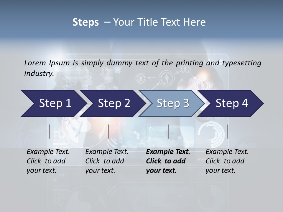 Information Advance Screen PowerPoint Template