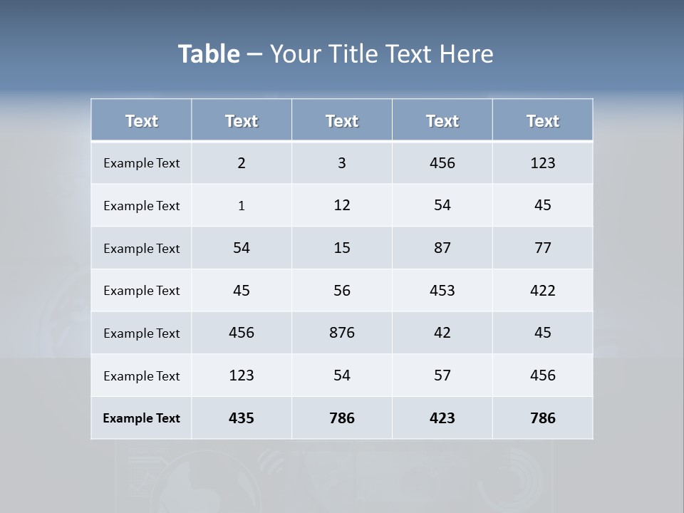Information Advance Screen PowerPoint Template