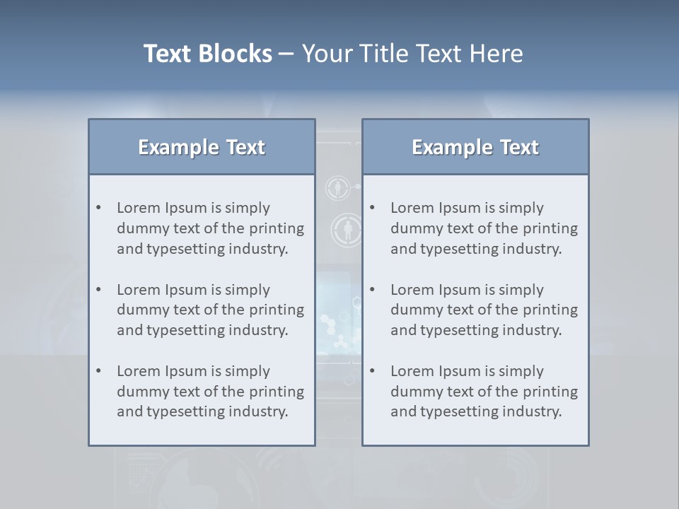 Information Advance Screen PowerPoint Template