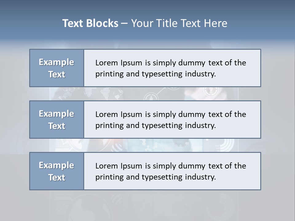 Information Advance Screen PowerPoint Template