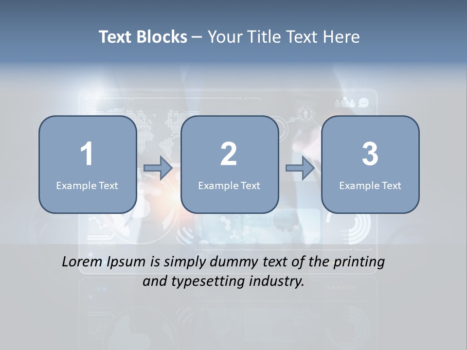 Information Advance Screen PowerPoint Template