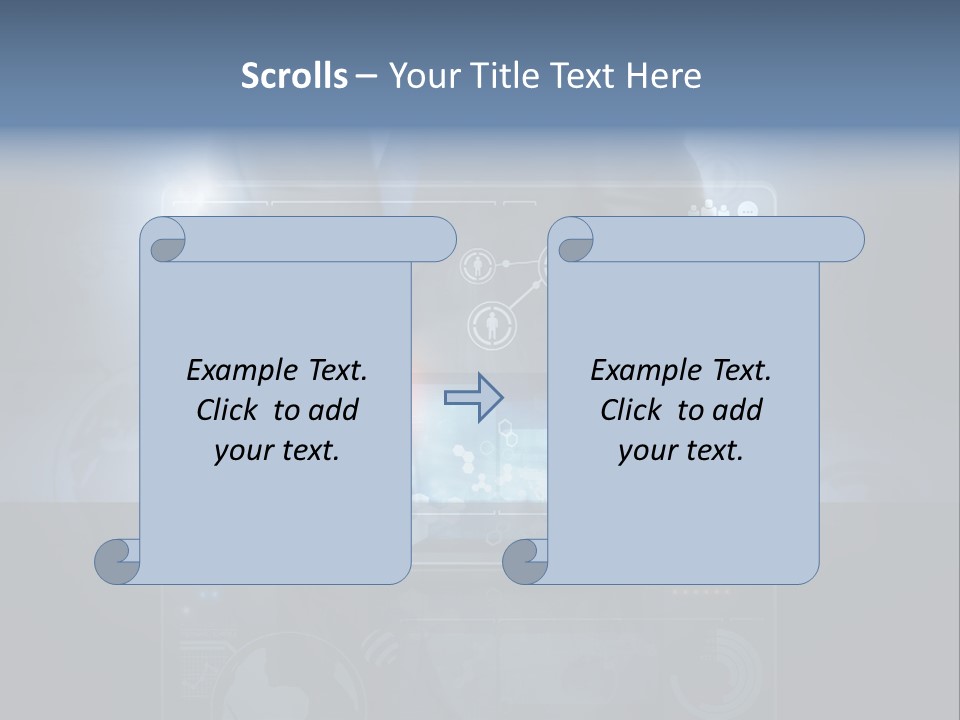 Information Advance Screen PowerPoint Template