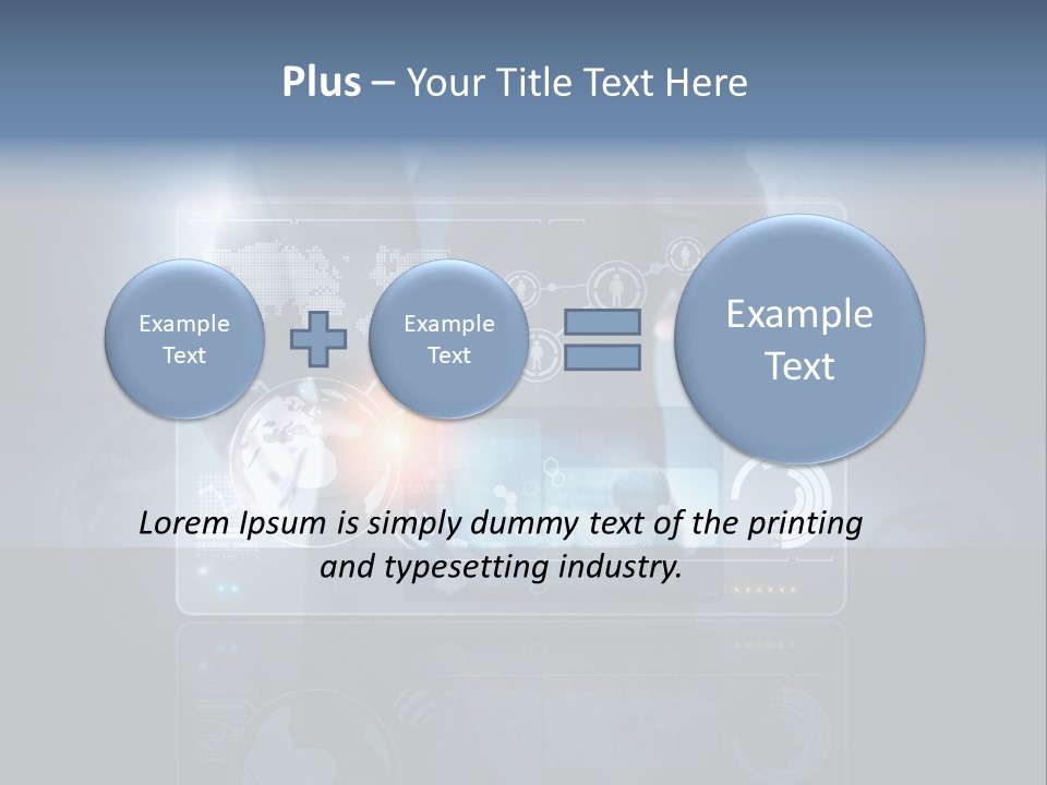 Information Advance Screen PowerPoint Template
