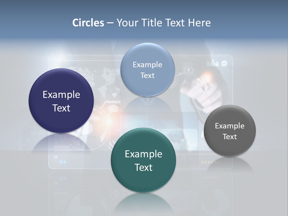 Information Advance Screen PowerPoint Template