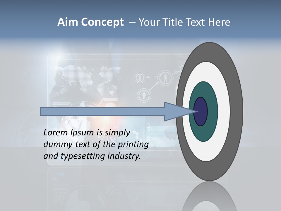 Information Advance Screen PowerPoint Template