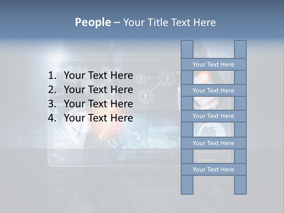 Information Advance Screen PowerPoint Template
