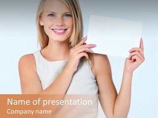 Eyes Finger Eye PowerPoint Template