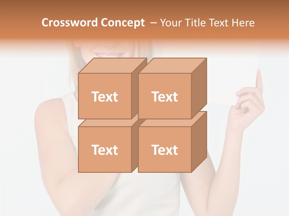 Eyes Finger Eye PowerPoint Template