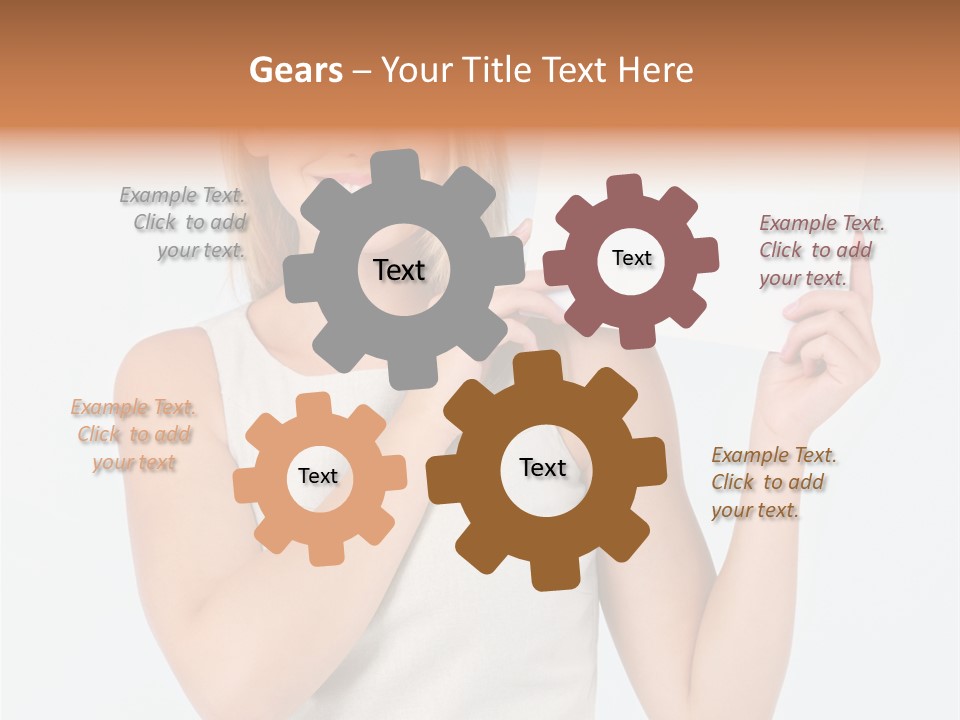 Eyes Finger Eye PowerPoint Template