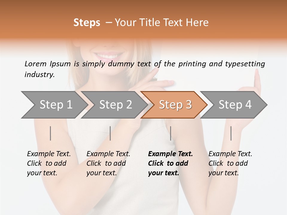 Eyes Finger Eye PowerPoint Template