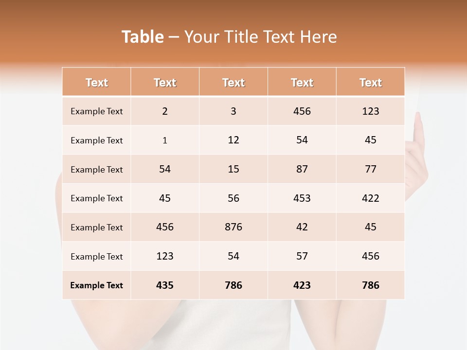 Eyes Finger Eye PowerPoint Template