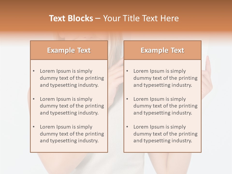 Eyes Finger Eye PowerPoint Template