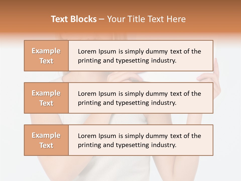 Eyes Finger Eye PowerPoint Template