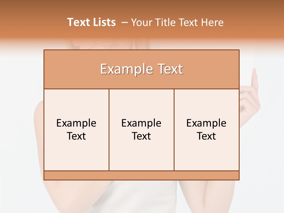 Eyes Finger Eye PowerPoint Template