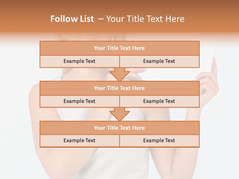 Eyes Finger Eye PowerPoint Template