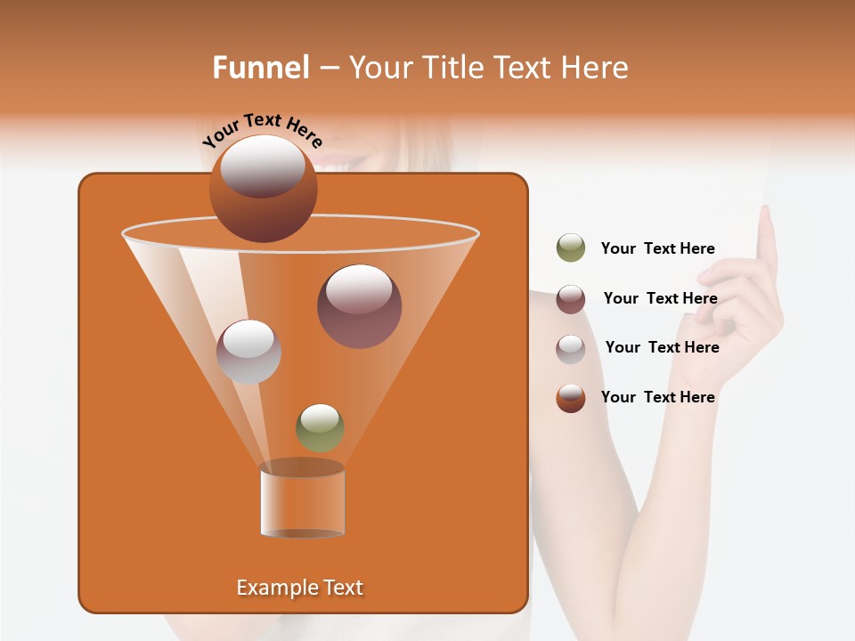 Eyes Finger Eye PowerPoint Template
