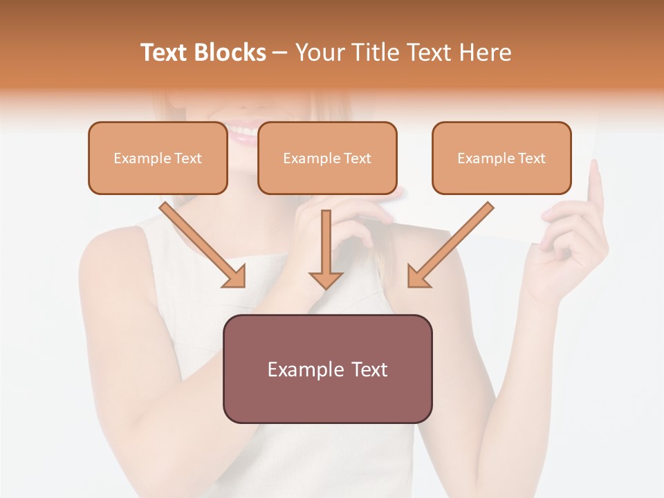 Eyes Finger Eye PowerPoint Template