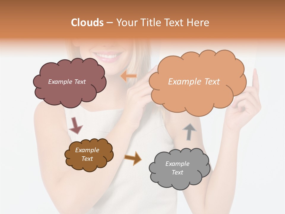 Eyes Finger Eye PowerPoint Template