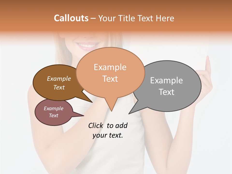 Eyes Finger Eye PowerPoint Template
