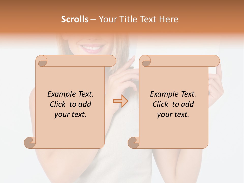 Eyes Finger Eye PowerPoint Template