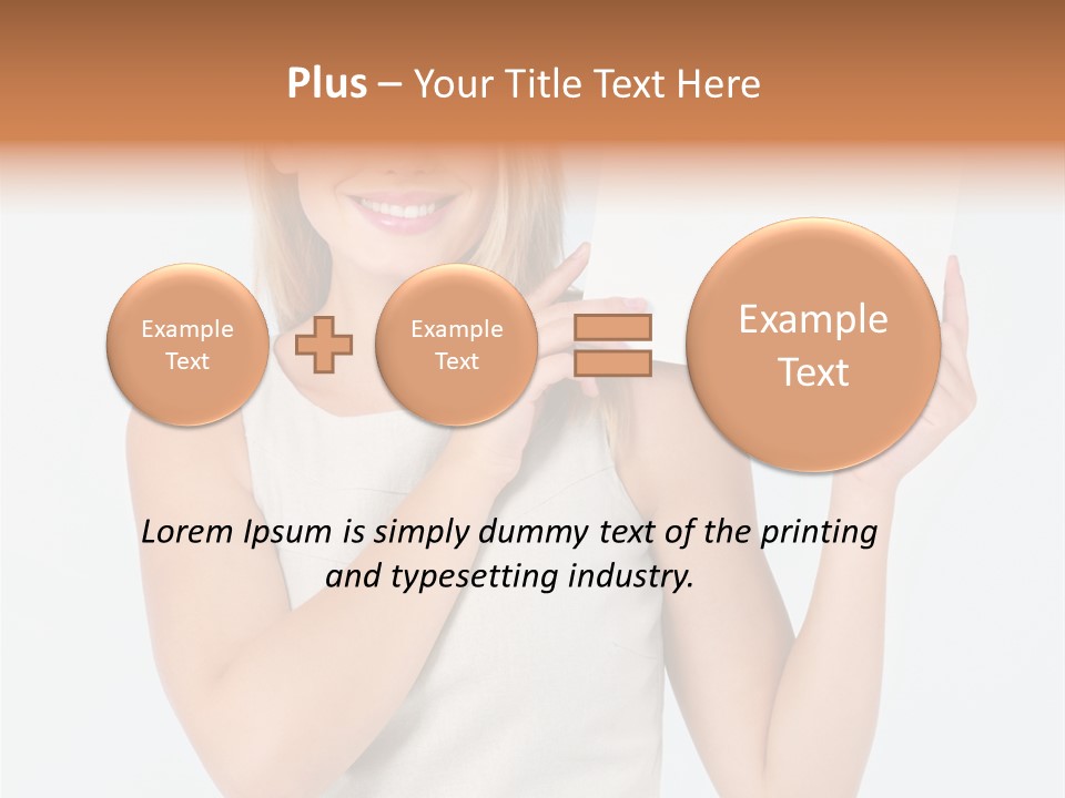Eyes Finger Eye PowerPoint Template