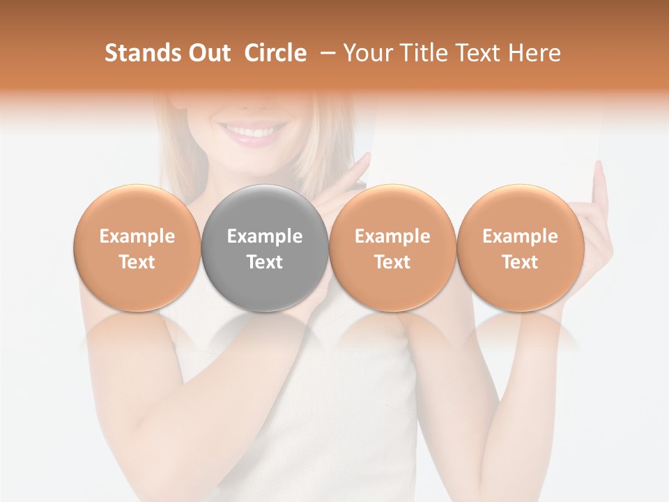 Eyes Finger Eye PowerPoint Template