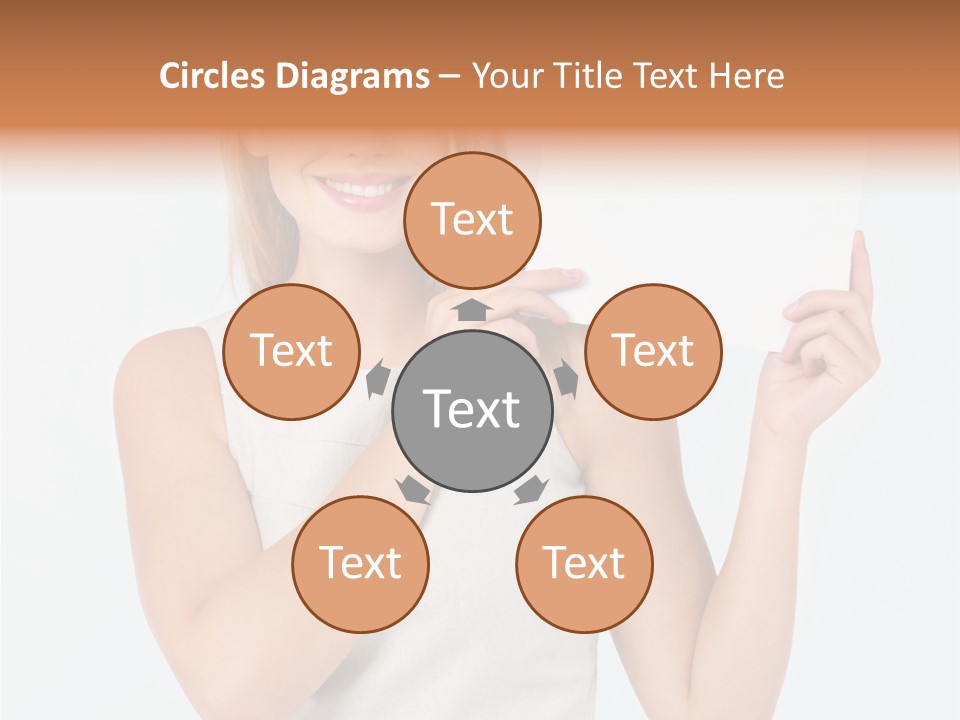 Eyes Finger Eye PowerPoint Template