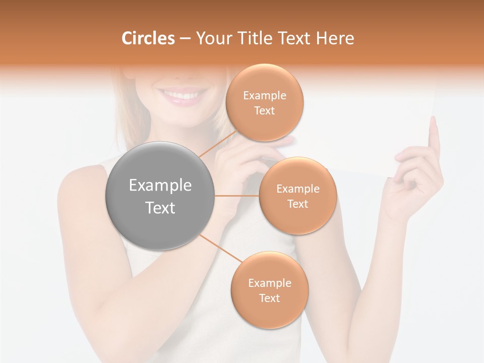 Eyes Finger Eye PowerPoint Template