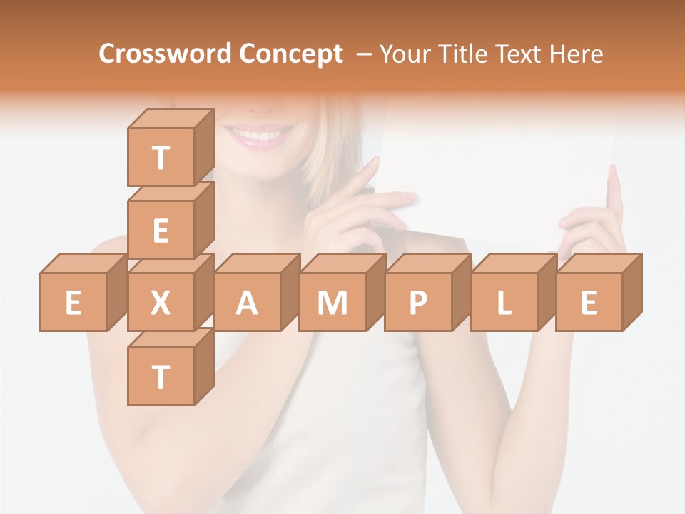 Eyes Finger Eye PowerPoint Template