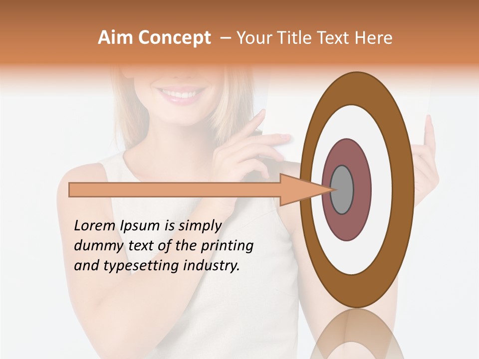 Eyes Finger Eye PowerPoint Template