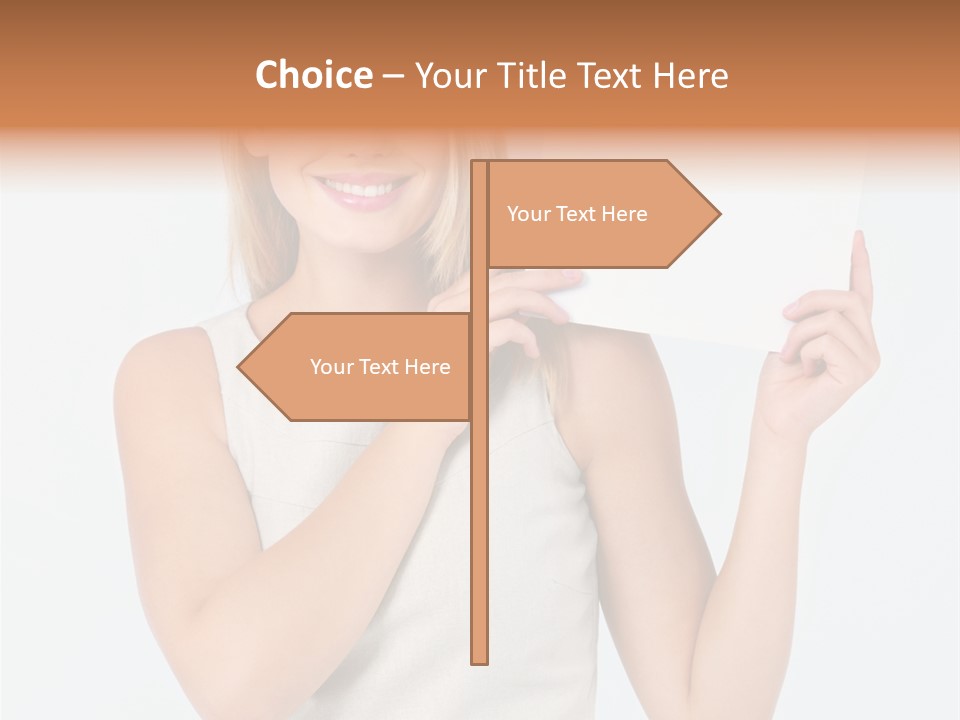 Eyes Finger Eye PowerPoint Template