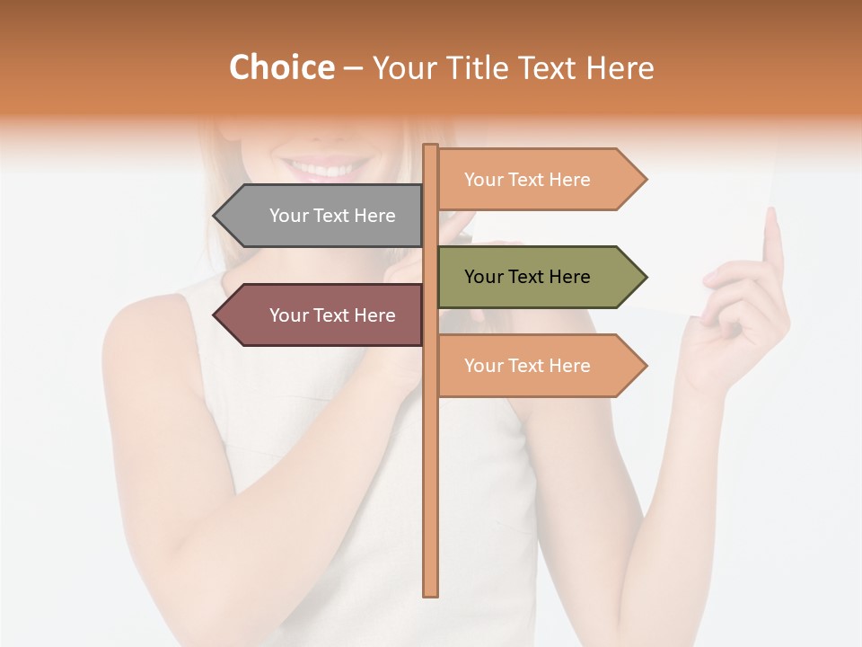 Eyes Finger Eye PowerPoint Template