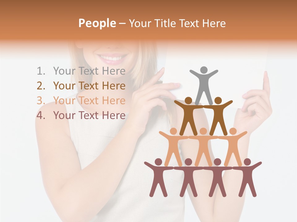 Eyes Finger Eye PowerPoint Template