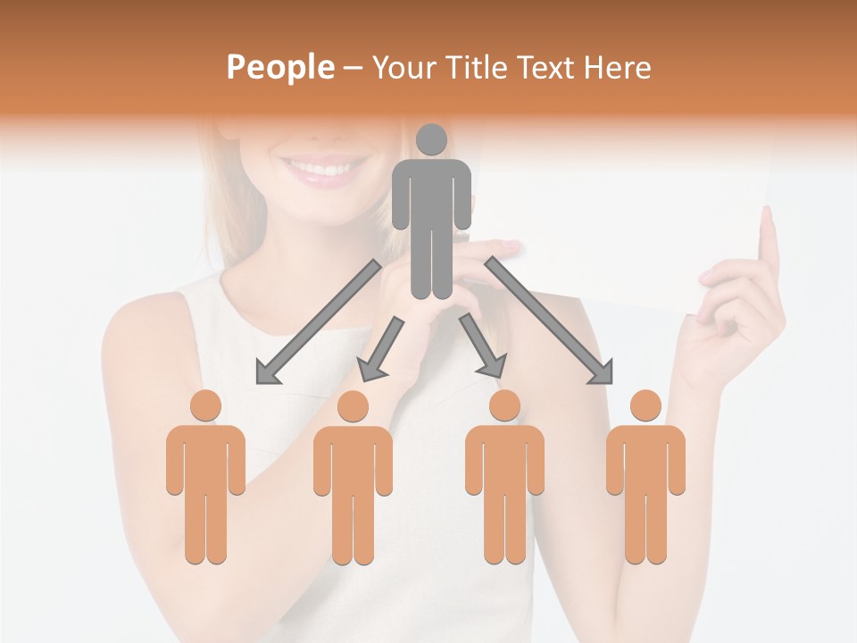 Eyes Finger Eye PowerPoint Template