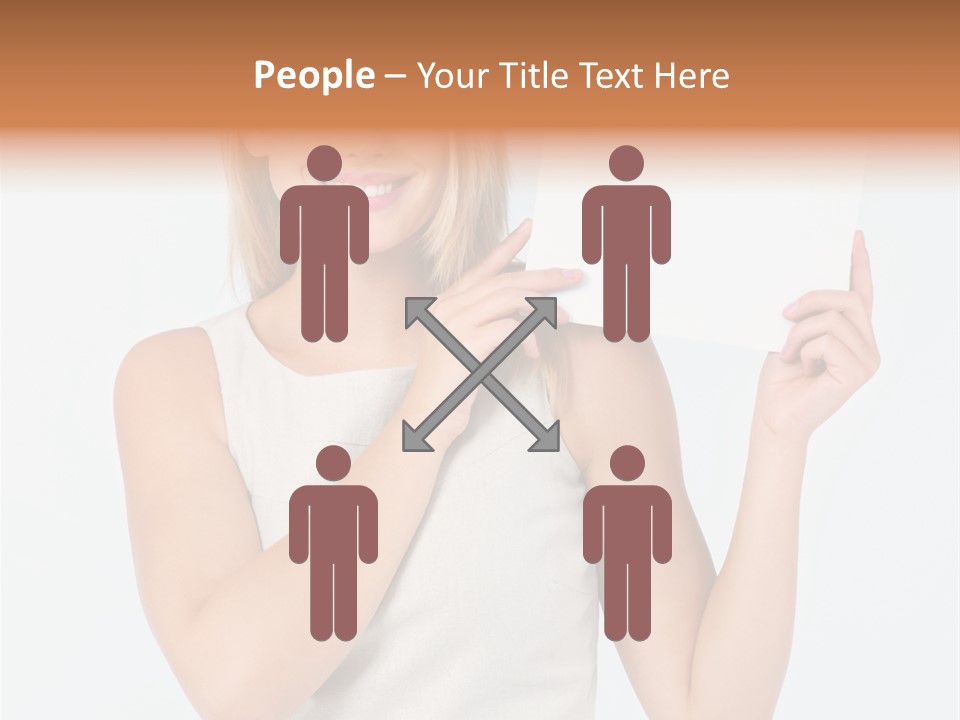 Eyes Finger Eye PowerPoint Template