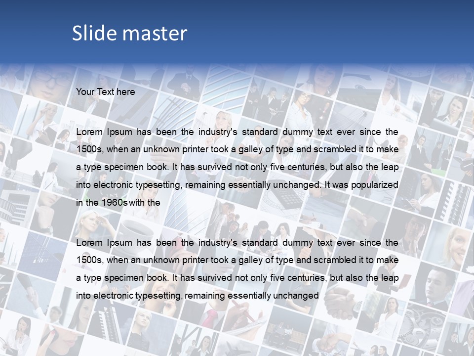 Male Money Staff PowerPoint Template