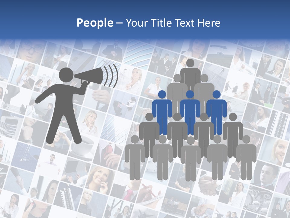 Male Money Staff PowerPoint Template