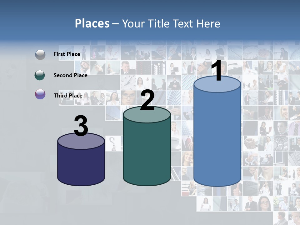 Team Real Businessman PowerPoint Template