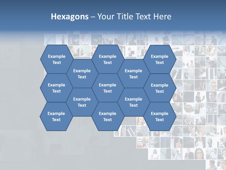 Team Real Businessman PowerPoint Template