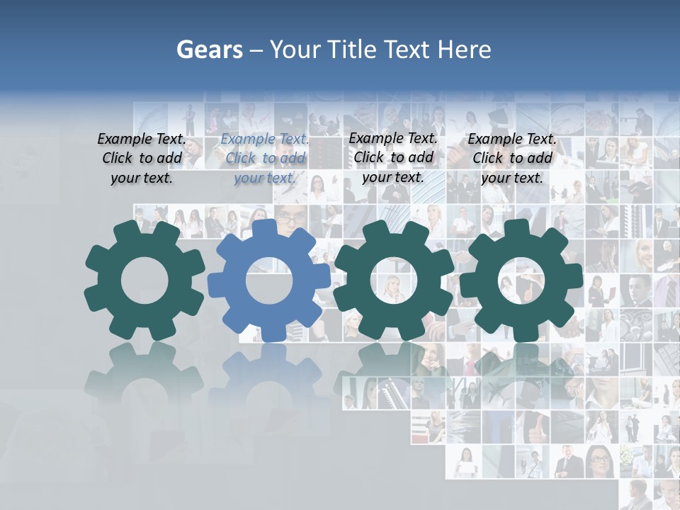 Team Real Businessman PowerPoint Template