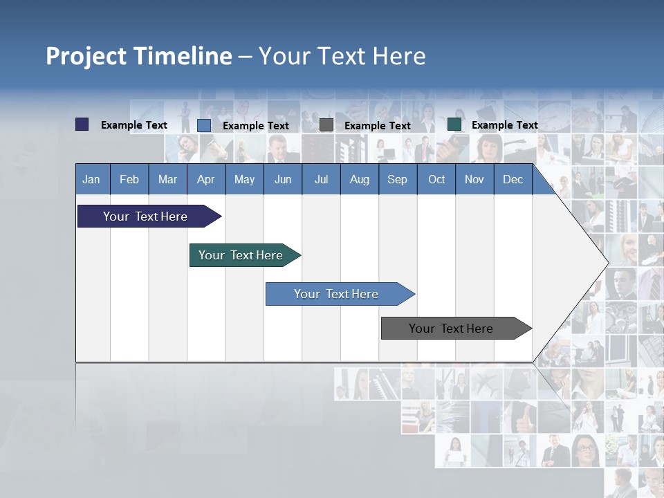 Team Real Businessman PowerPoint Template
