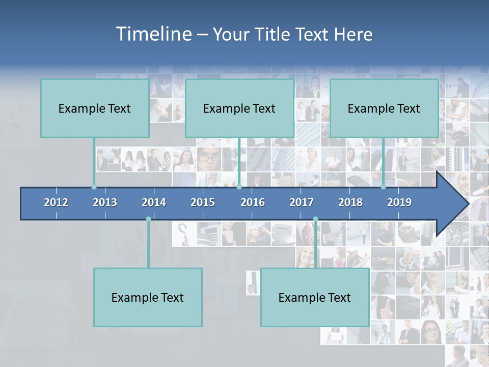 Team Real Businessman PowerPoint Template