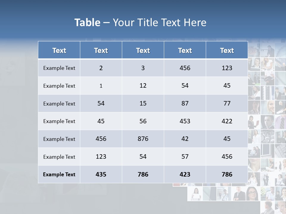 Team Real Businessman PowerPoint Template