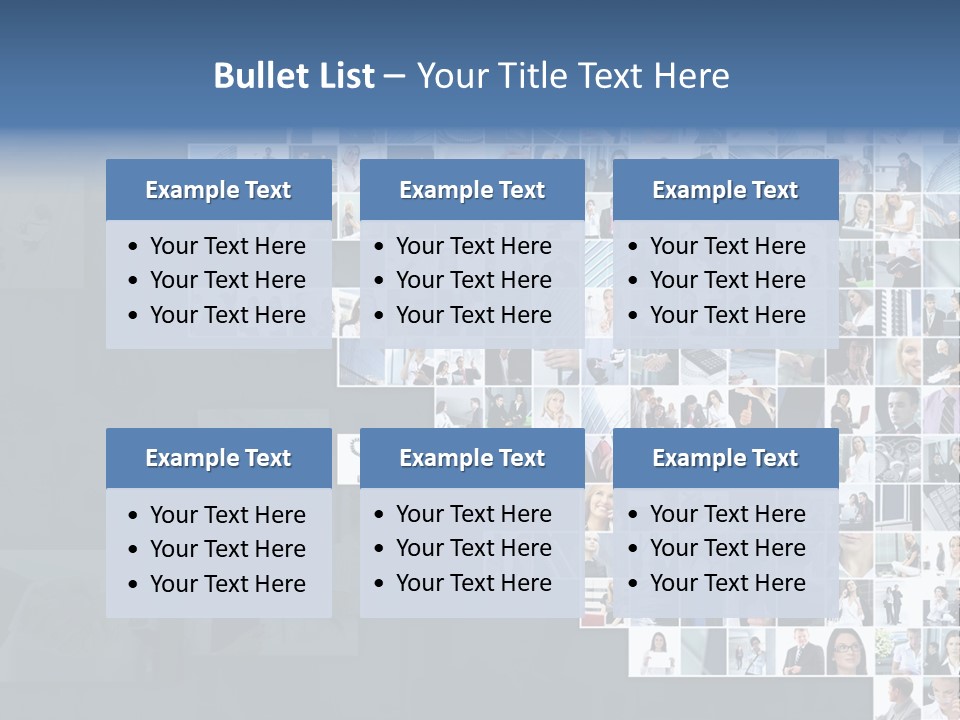 Team Real Businessman PowerPoint Template