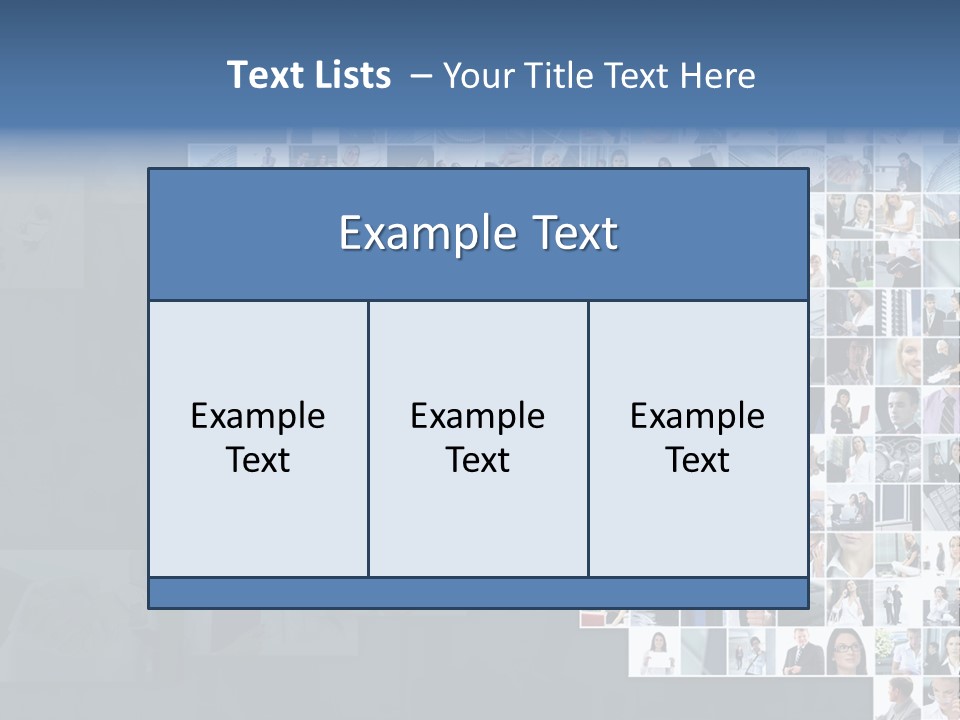 Team Real Businessman PowerPoint Template
