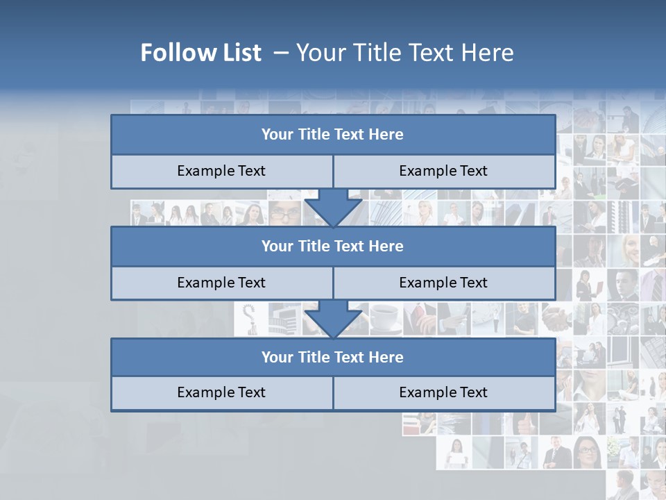 Team Real Businessman PowerPoint Template