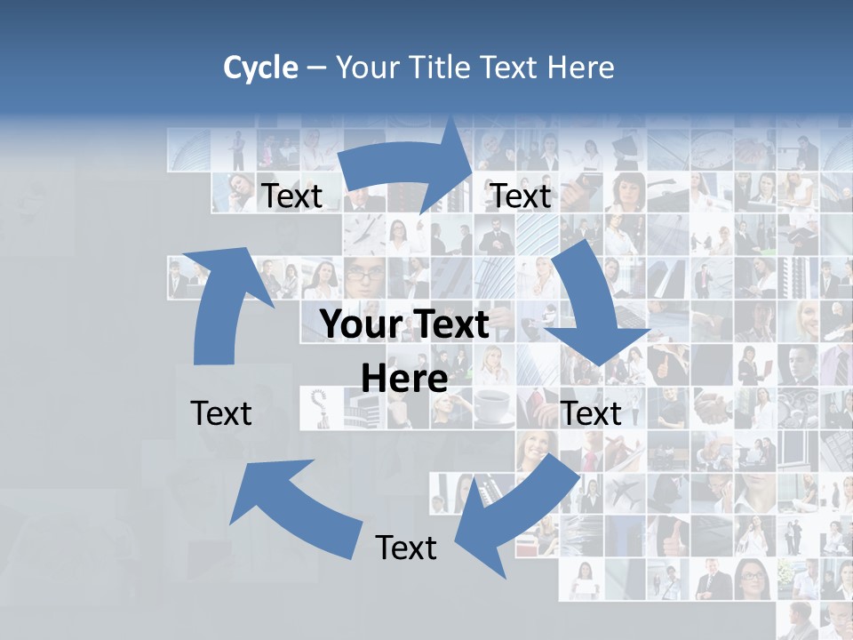 Team Real Businessman PowerPoint Template